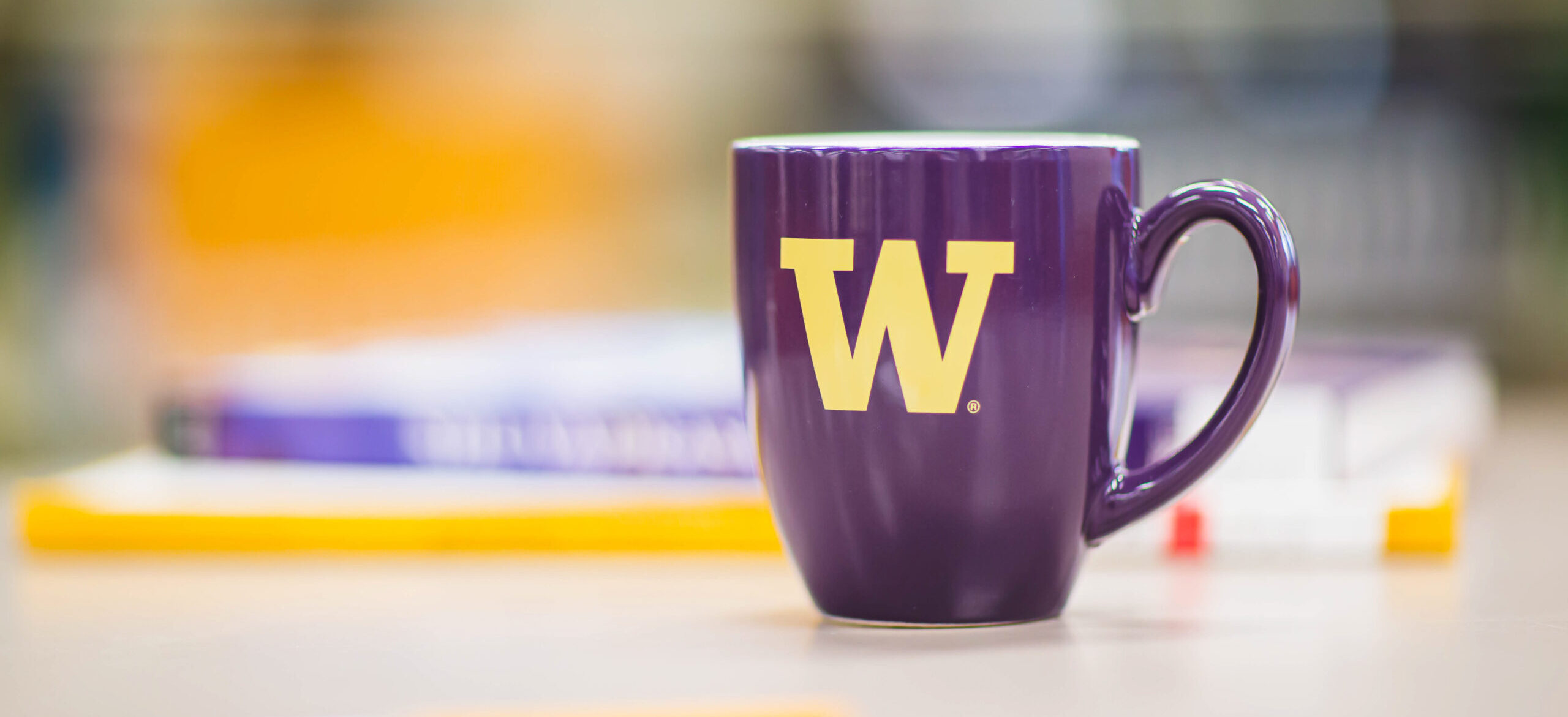 Purple cup with Gold W